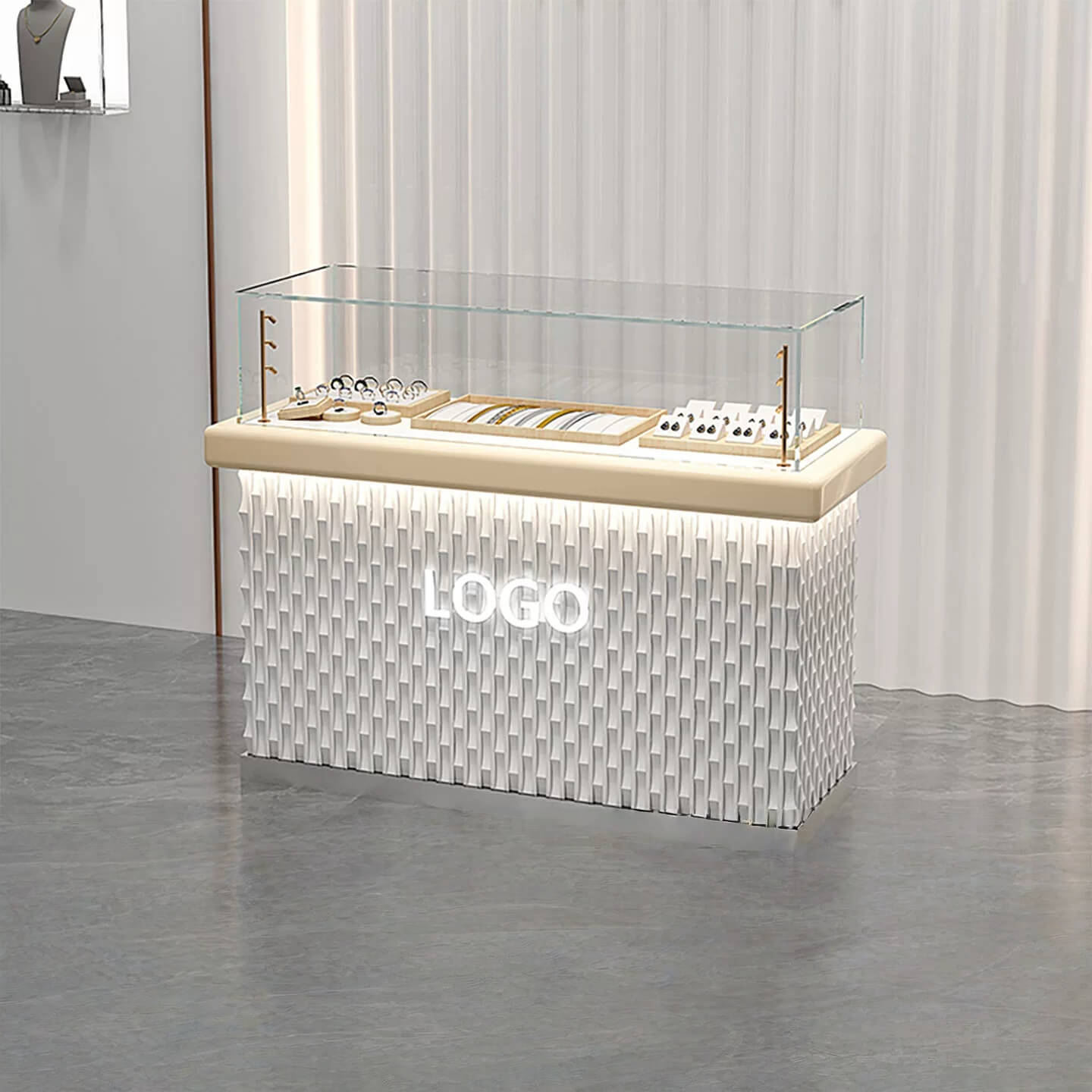 jewelry display showcase
