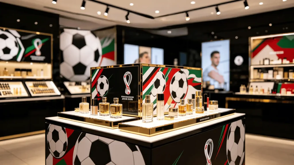 2026 World Cup fragrance display