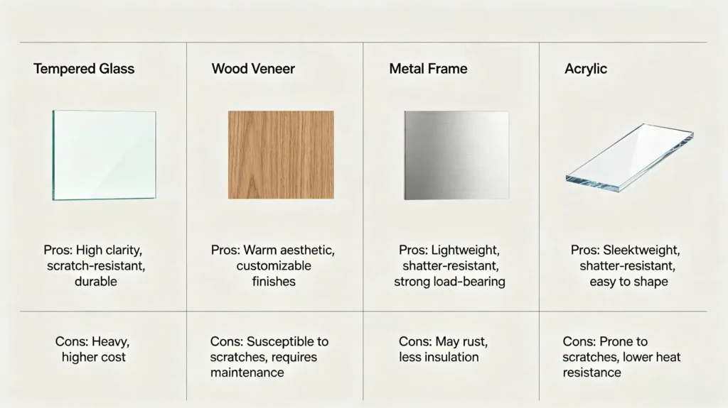 Customized Display Cabinet Material List