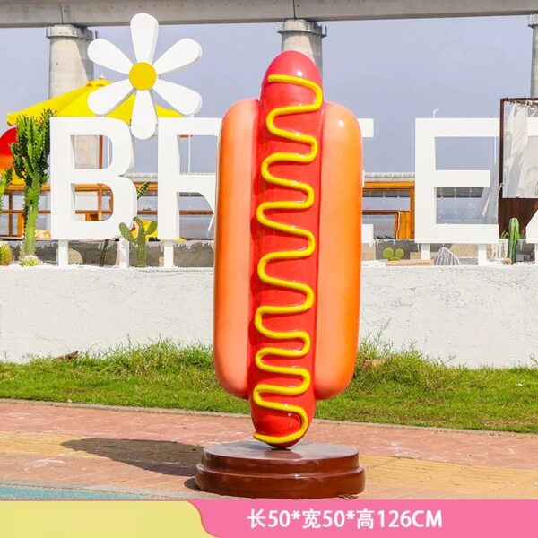 Hot dog - fiberglass Hot dog - fiberglass