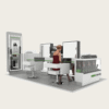 custom barber kiosk