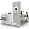 custom barber kiosk