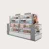 cosmetic display cabinet (14) Industrial style cosmetics display