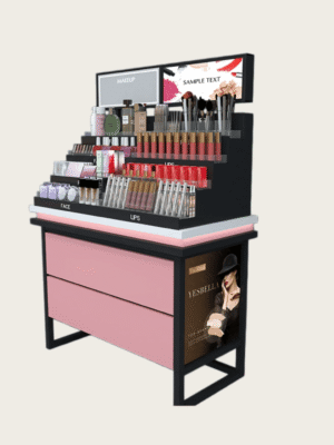 cosmetic display cabinet (16) island table