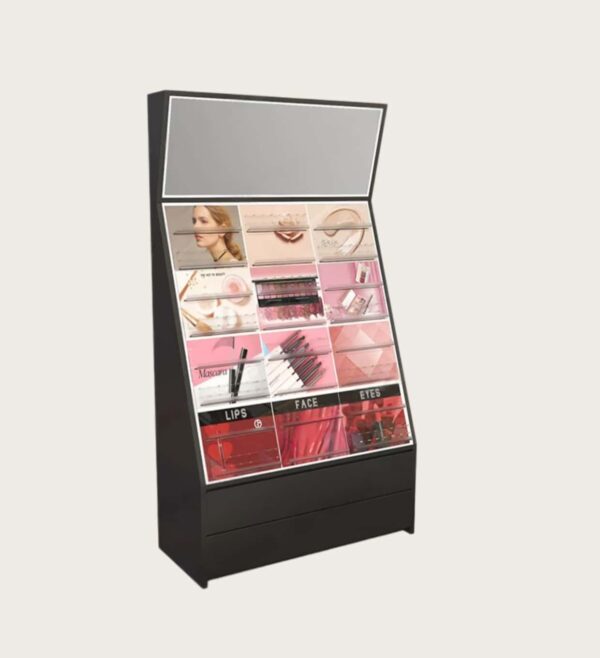 cosmetic display cabinet (4) Floor-standing makeup display stand