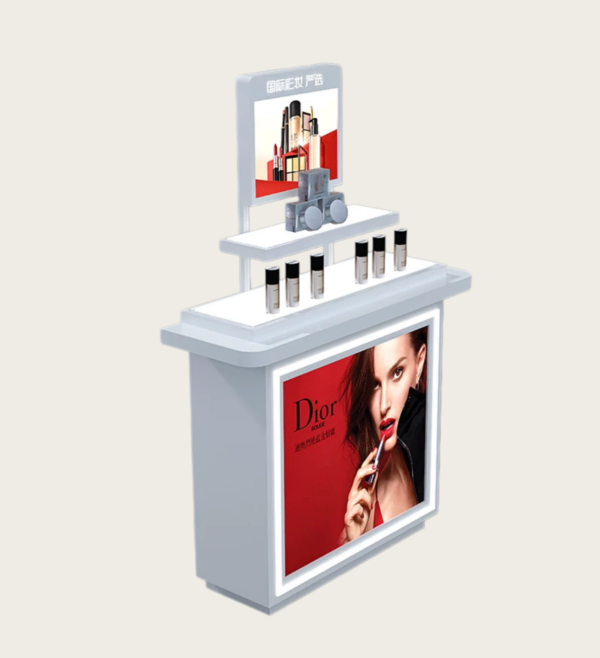 Makeup promotion island table