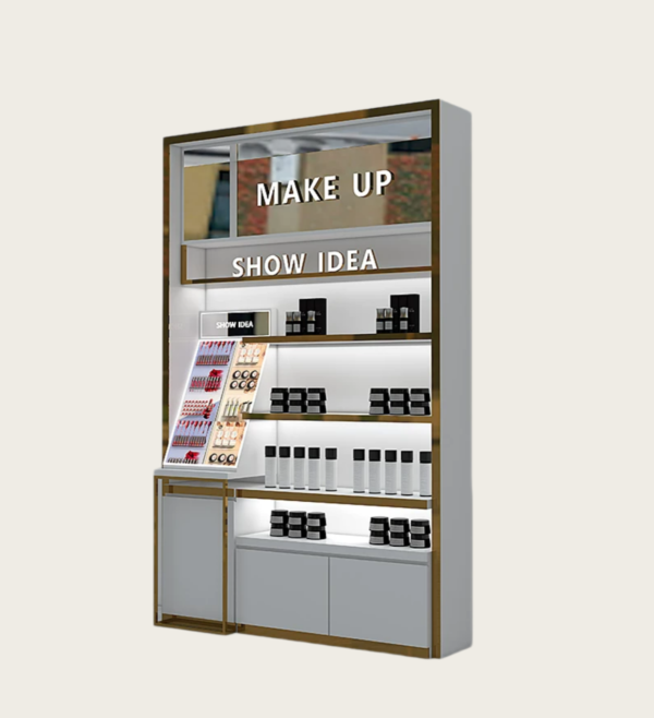 cosmetic display showcase