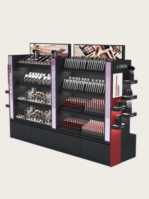 cosmetic display cabinet (7) Brand customizable cosmetics display stand