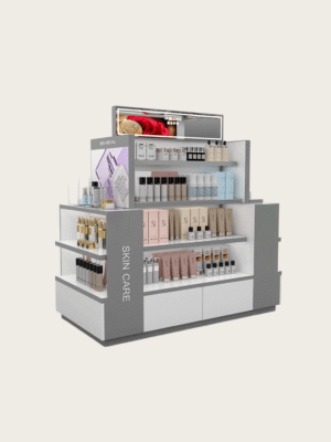 cosmetic display cabinet (9) Industrial style cosmetics display