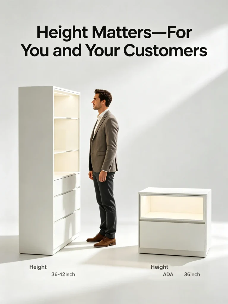 custom retail display case