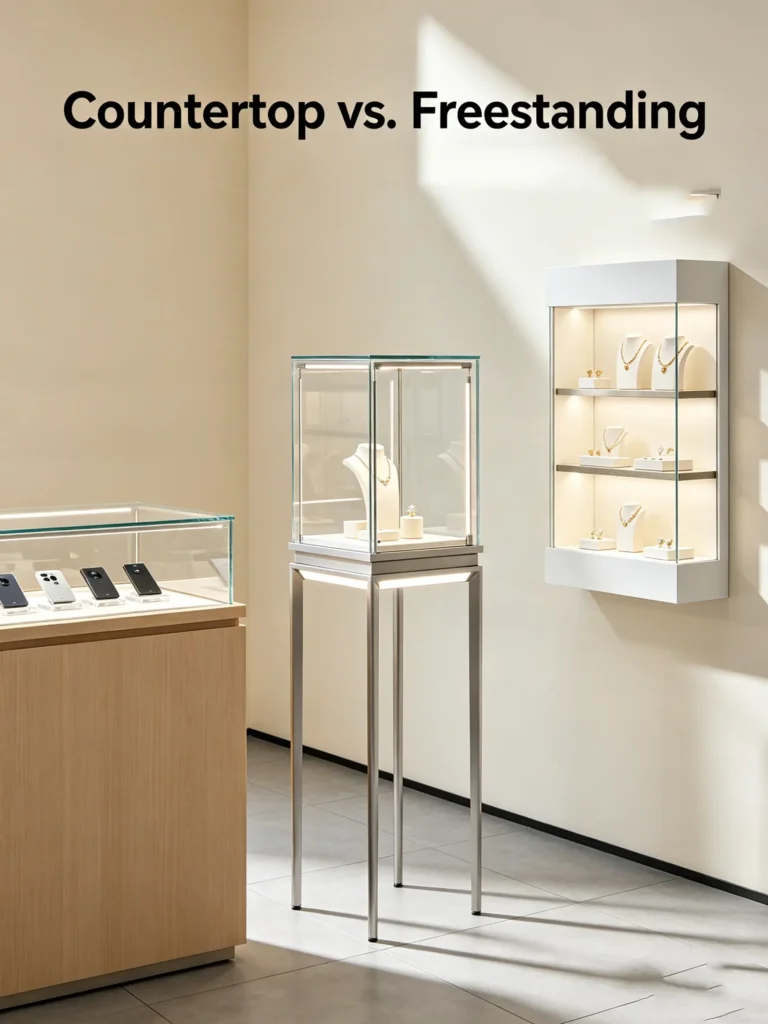 custom retail display case