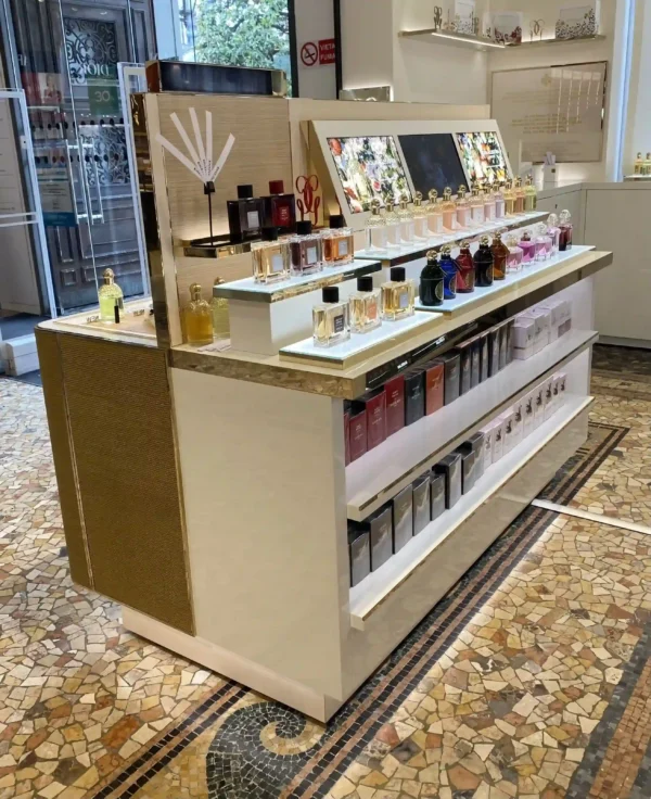 custom perfume cart (7) perfume stand