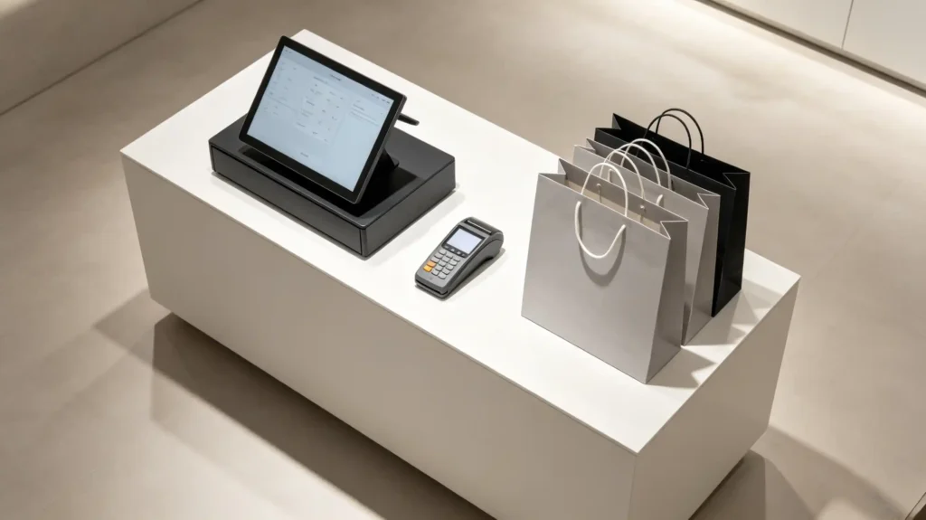 display cabinet design in store
