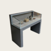 Low-profile antique display case | Freestanding antique display case for museums