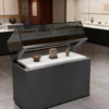 Hydraulic lift-up museum display case | Flip-top display showcase for cultural relics and antiques