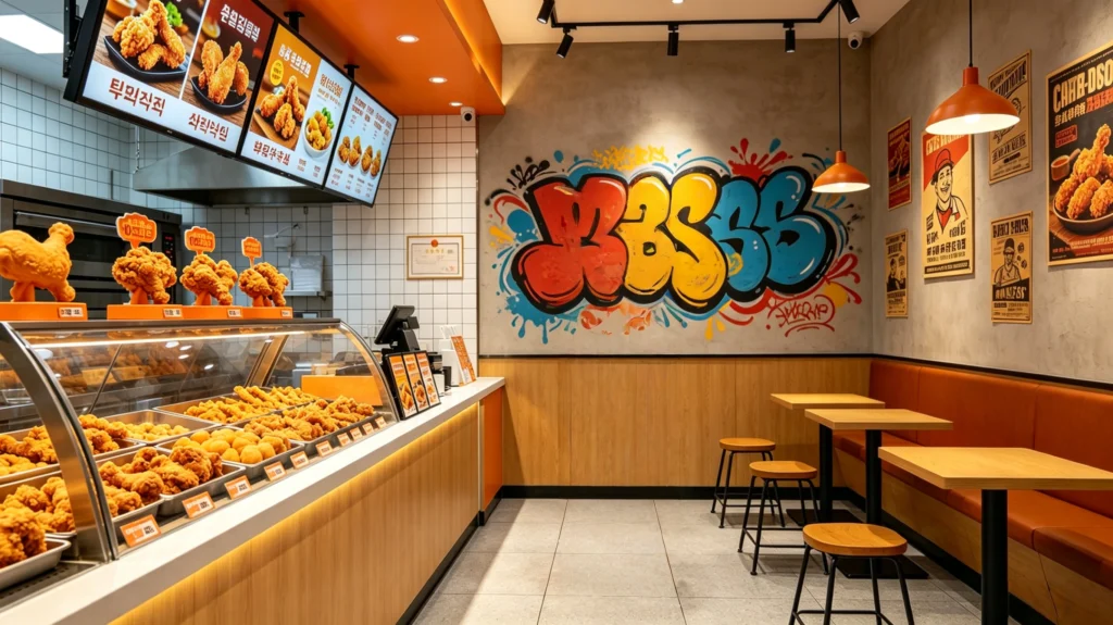 chicken store display counter