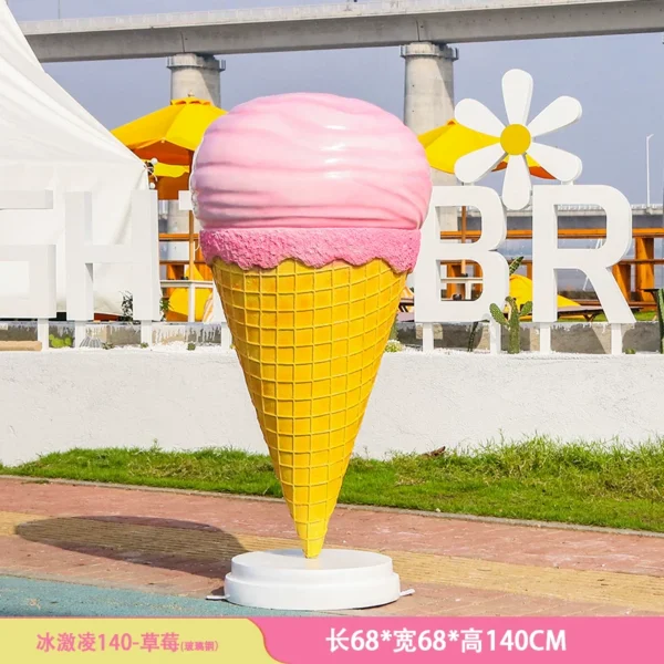 fiberglass display-ICe cream (1) fiberglass display-icecream