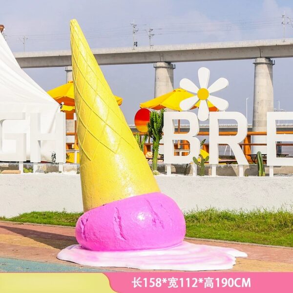 fiberglass display-ice cream