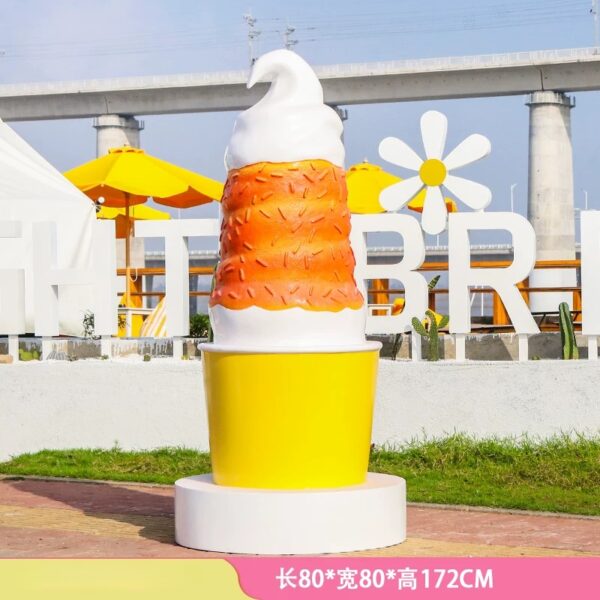 fiberglass display-ice cream