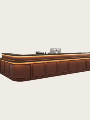 front desk (1) counter