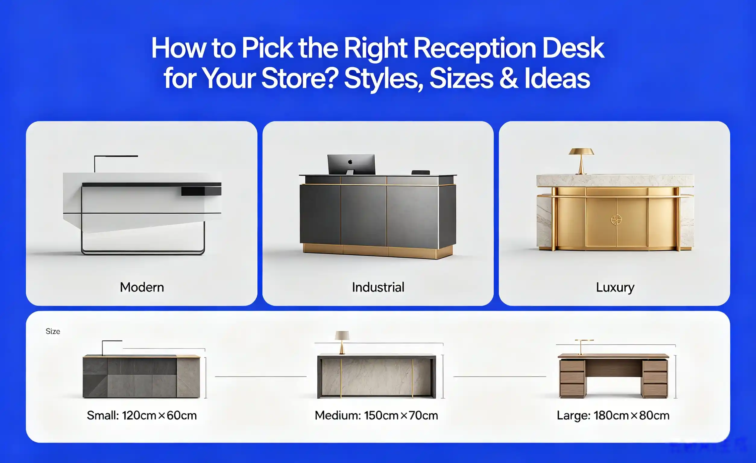 how to pick right reception desk for your store