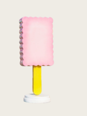 ice cream-fiberglass display (11) Wavy Edge Fiberglass Wafer Ice Cream Sculpture | Custom Indoor Outdoor Dessert Shop Display Ornament