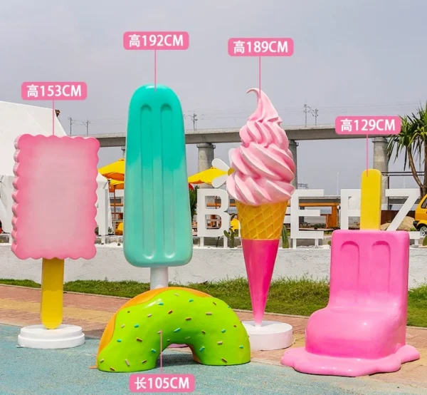 ice cream-fiberglass display (14) ice cream-fiberglass display
