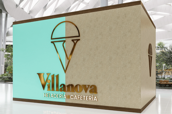 Customized ice cream kiosk