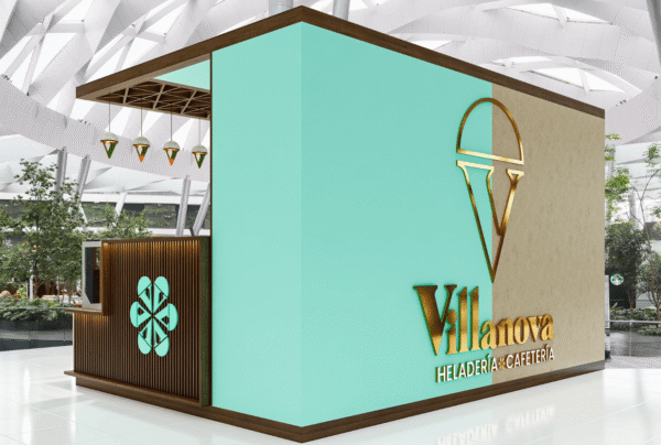 Customized ice cream kiosk