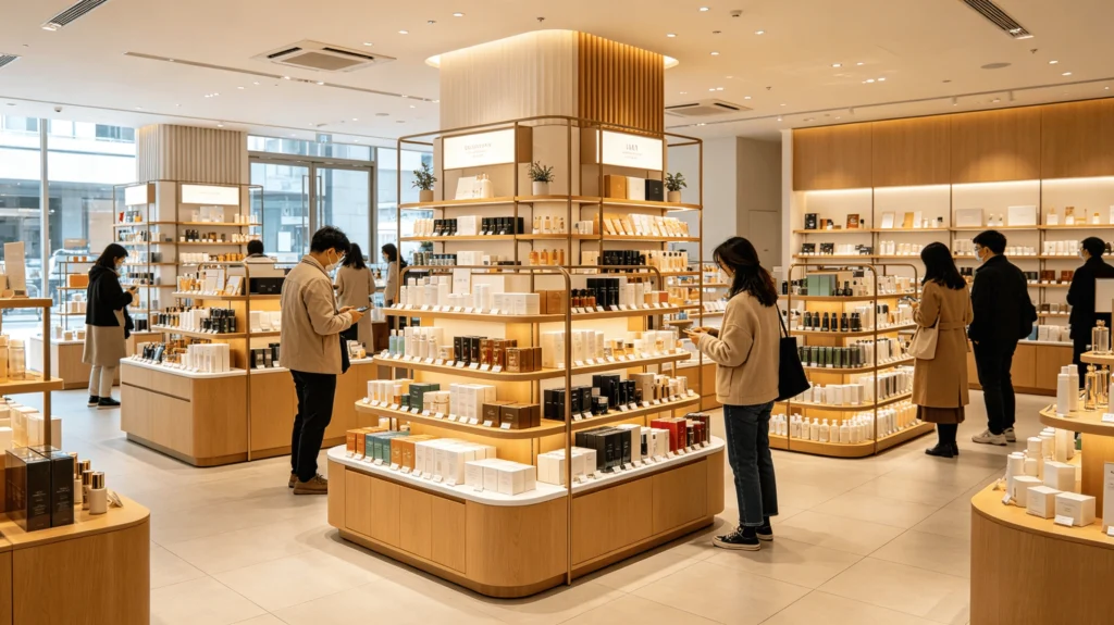 cosmetic display stand