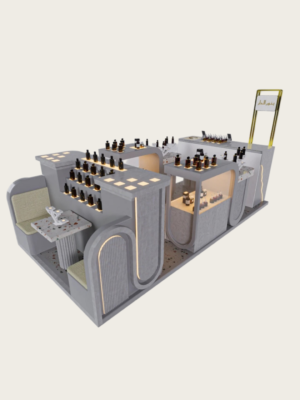 perfume kiosk