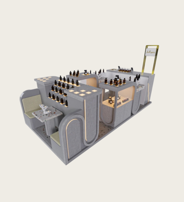 perfume kiosk