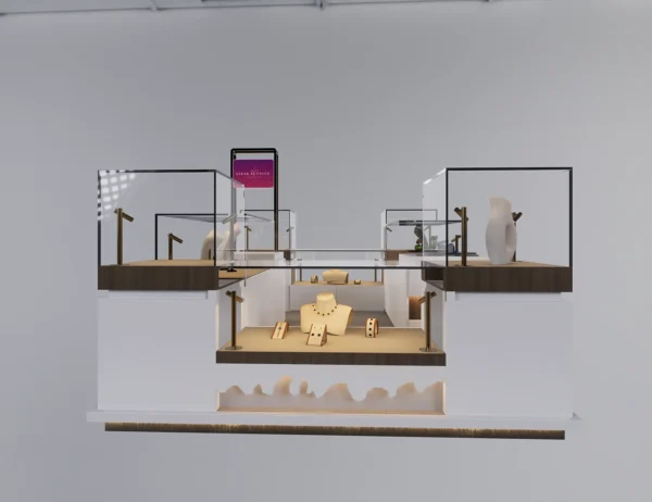 perfume kiosk
