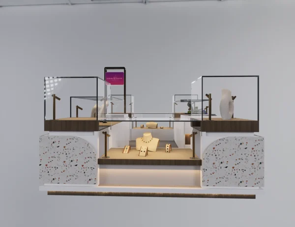 perfume kiosk
