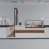 perfume kiosk