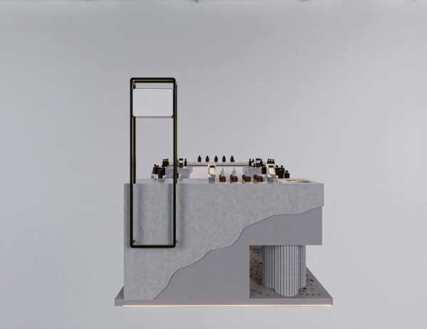 perfume kiosk