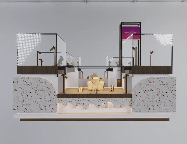 perfume kiosk