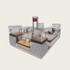 perfume kiosk
