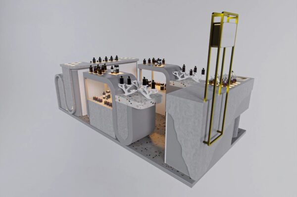 perfume kiosk