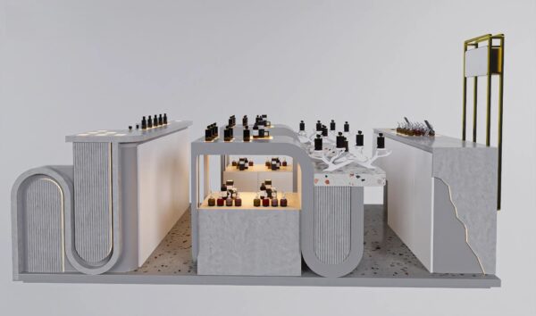 perfume kiosk