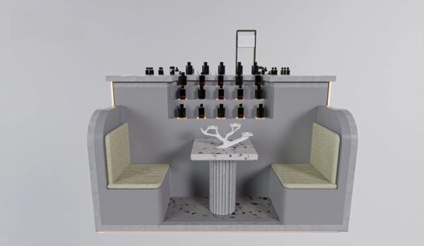 perfume kiosk