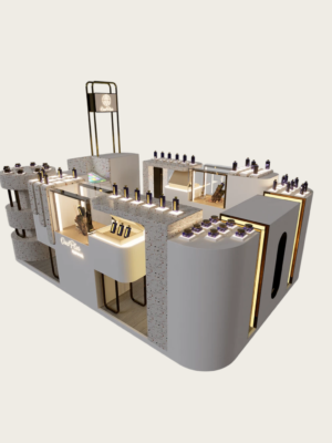 perfume kiosk