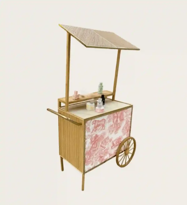 perfume store island display case (20)_副本 custom perfume cart