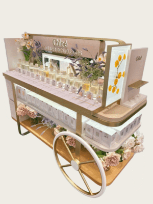 perfume store island display case (21) perfume cart