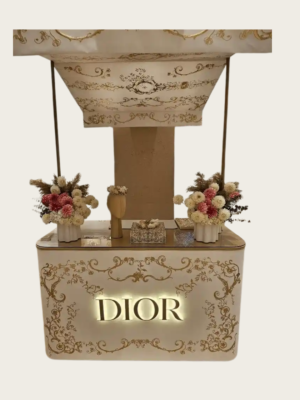 perfume store island display case (36) custom perfume cart