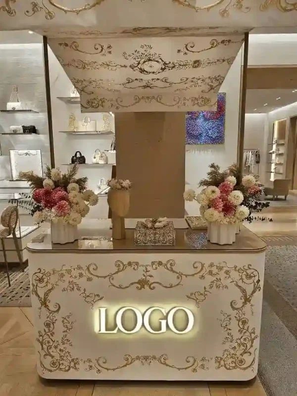 perfume store island display case (36)_副本 custom perfume cart