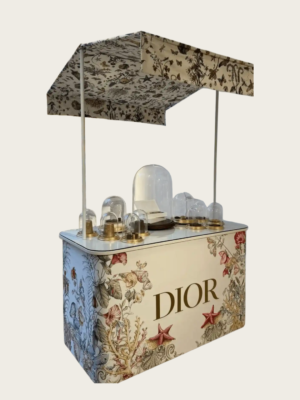 perfume store island display case (6) custom perfume cart