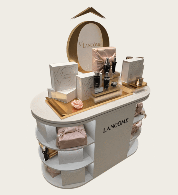 perfume store island display case (7) custom perfume cart