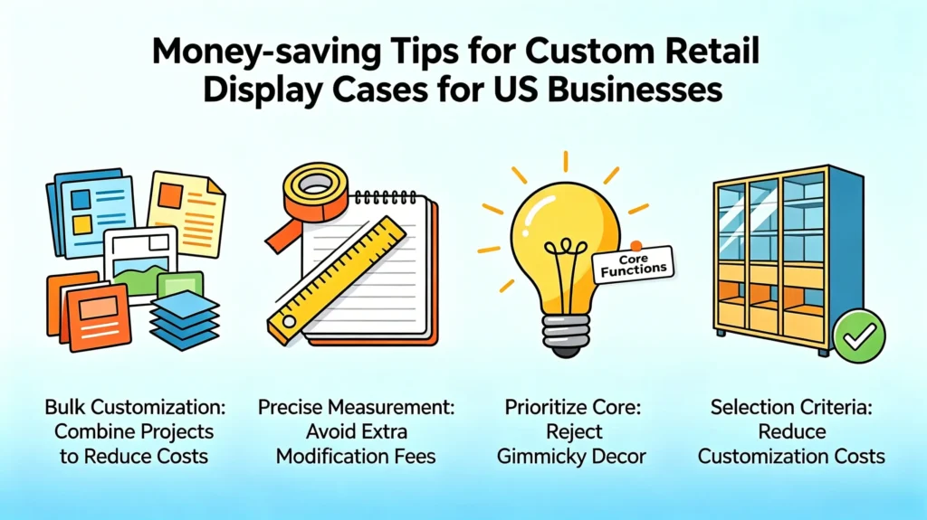 retail display case for business