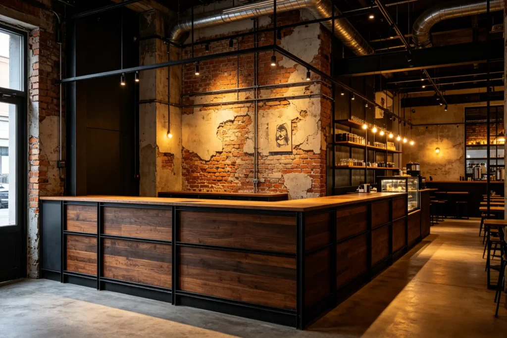 Restaurant reception desk